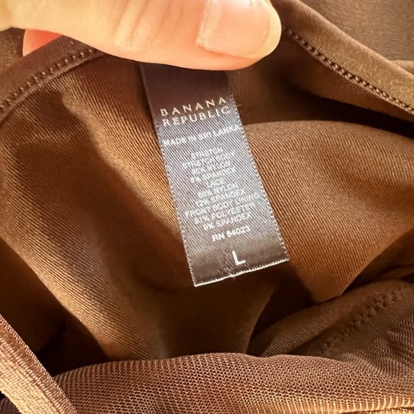 Banana Republic Camisole, Brown Size L - Picture 2 of 3